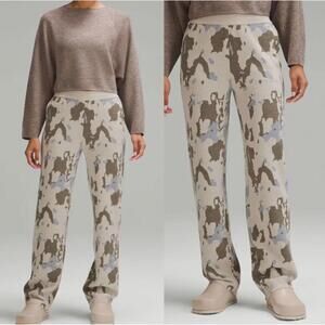 NWT LULULEMON LAB *Rare Merino Wool Knit High Rise Slouch Pant in Multi Size M